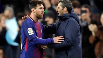 Ernesto Valverde seguirá la próxima temporada en el Barcelona de Messi.