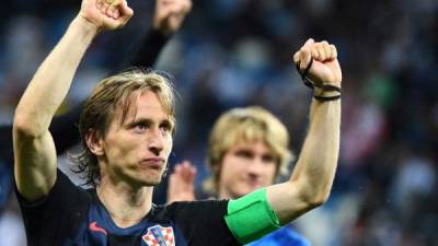 Luka Modric anotó al minuto 80 el segundo gol de Croacia con el que se quebró Argentina
