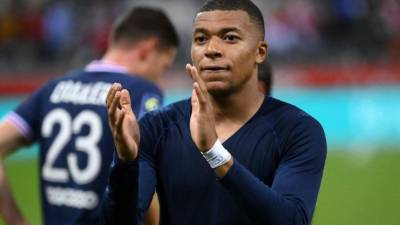 Mbappé finaliza su contrato con el PSG en junio del 2022. Foto AFP.
