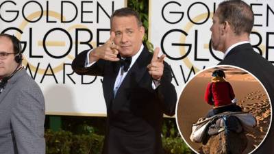 Tom Hanks tuvo que salir del desierto en mula.