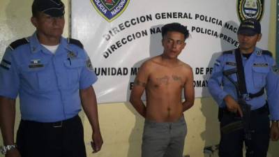 Daniel Neptalí Hernández Zavala (20) cuando fue capturado.