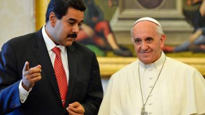 Nicolás Maduro y el papa Francisco se reunieron en el Vaticano en octubre de 2016.