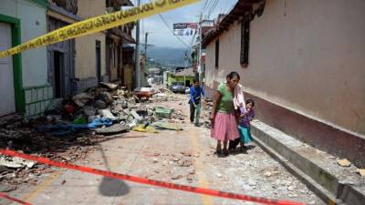 En Guatemala se vive un estado de calamidad por el sismo, el municipio de San Marcos fue uno de los más afectados.