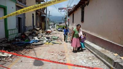 En Guatemala se vive un estado de calamidad por el sismo, el municipio de San Marcos fue uno de los más afectados.