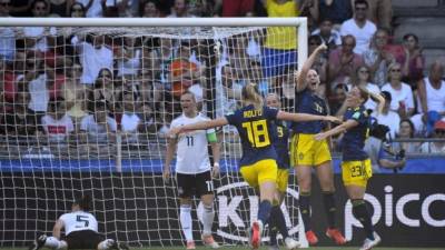 Las suecas dieron una de las sorpresas del mundial femenino. Foto AFP.