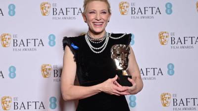 La australiana Cate Blanchett fue la ganadora del premio a mejor actriz principal por su papel en “Tar”.