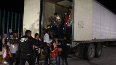 Los migrantes centroamericanos serán procesados y deportados a sus países de origen./Foto referencial.