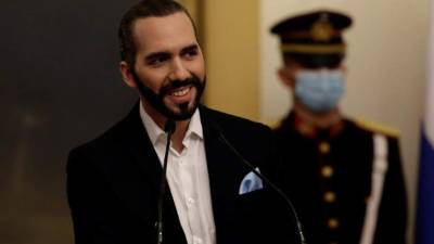 El presidente de El Salvador, Nayib Bukele.