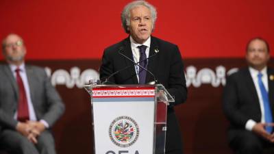 El secretario general de la Organización de Estados Americanos (OEA), Luis Almagro.