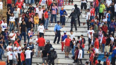 La Policía Nacional ha garantizado la seguridad para el clásico Motagua vs Olimpia.