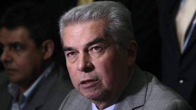 En la imagen un registro del expresidente del Congreso de Guatemala Luis Rabbé. EFE/Archivo.