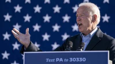 Biden cerró su campaña en Pensilvania, estado que puede definir su victoria electoral./AFP.