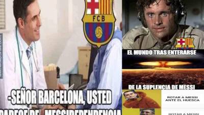 El Barcelona empató 1-1 con el Athletic de Bilbao este sábado en la 7ª jornada de la Liga española.El entrenador Valverde dejó en la banca a Messi y los memes no podían faltar.