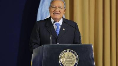 En la imagen, el presidente de salvadoreño, Salvador Sánchez Cerén. EFE/Archivo