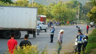 Los pobladores comenzaron la protesta desde las 4:00 am.