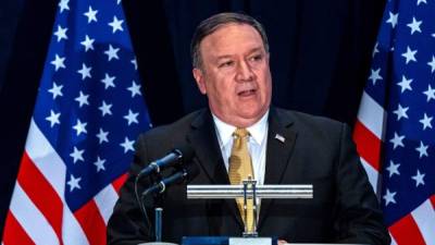 El secretario de Estado de EEUU, Mike Pompeo, volvió a referirse a la caravana de migrantes que cruza México.