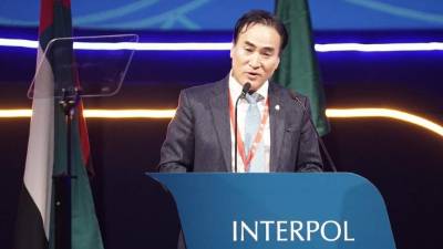 El surcoreano Kim Jong Yang, presidente electo de la Interpol. AFP