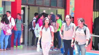 Las clases regresaron a la Unah hace una semana y permanecen en completa normalidad.