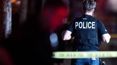 La Policía de Blacksburg acudió a un reporte de disparos en un bar de la localidad poco antes de la medianoche del viernes.