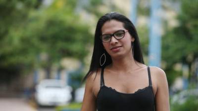 Rihanna Ferrera, de la comunidad transexual.
