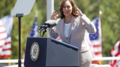 La vicepresidenta de Estados Unidos, Kamala Harris.