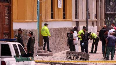 La explosión ocurrió en el popular barrio de La Macarena en Bogotá.