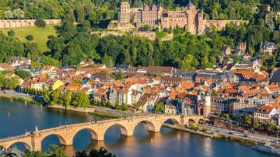 Heidelberg, Alemania. Su paisaje es uno de los más románticos de Europa.