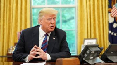 El mandatario estadounidense oficializará hoy el acuerdo sobre el TLCAN con México./AFP.