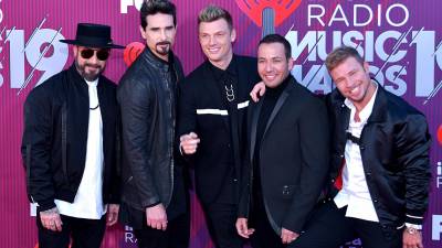 LOS ANGELES - MARCH 14: The Backstree Boys arrive for the 2019 iHeartRadio Music Awards on March 14, 2019 in Los Angeles, California. (Photo by Glenn Francis/Pacific Pro Digital Photography)