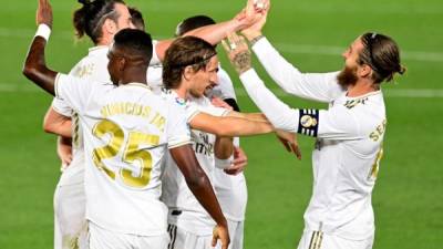 Real Madrid sacó la victoria ante un aguerrido Mallorca. Foto AFP.