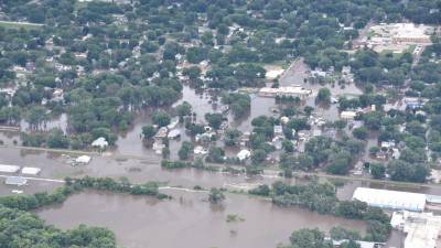 Miles de personas han sido evacuadas en Dakota del Sur por las inundaciones.