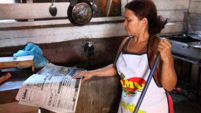 Foto referencial de una empleada doméstica.