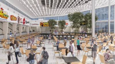 El centro comercial ahora será de cuatro niveles. Su diseño es moderno y contará con nuevas tiendas, servicios y bancos.
