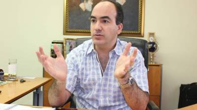 Emín Jorge Abufele, presidente de la Cámara de Comercio e Industrias de Cortés.