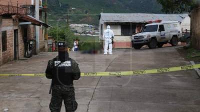 Una de las mujeres asesinas en el sector 1 de la colonia Campo Cielo de Comayagüela.