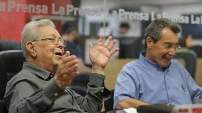 Hugo Valladares, presidente del CHE, y Raúl Reina, vicepresidente del CHE.