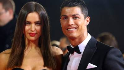 La modelo rusa Irina Shayk junto al astro del Real Madrid Cristiano Ronaldo.