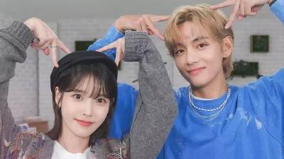 V de BTS asistió el año al pasado al programa de televisión de la cantante IU, una de las solistas más populares de su país, y la química entre ambos fue notoria.