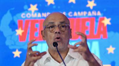 El presidente de la Asamblea Legislativa de Venezuela, Jorge Rodríguez.