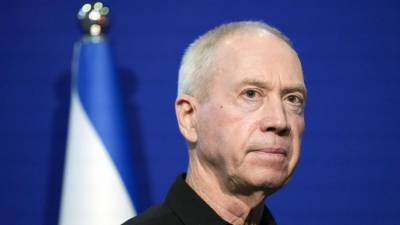 El primer ministro de Defensa de Israel, Yoav Gallant.