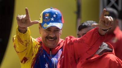 Fotografía de archivo fechada el 29 de febrero de 2024 del presidente de Venezuela, Nicolás Maduro, durante un acto en Caracas (Venezuela).