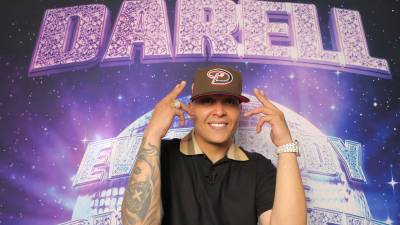 El reguetonero puertorriqueño Darell posa durante una entrevista.