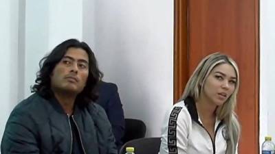 Nicolás Petro Burgos junto a su exesposa Daysuris Álvarez.