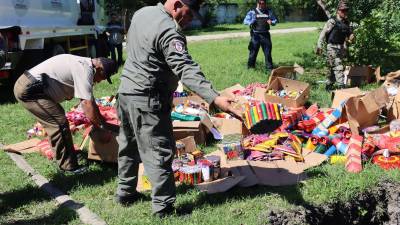 El municipio tiene una ordenanza que prohíbe almacenar, vender y utilizar productos a base de pólvora.