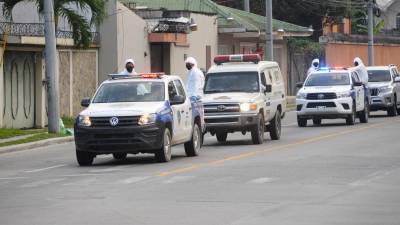 <b><span class=mln_uppercase_mln>dispositivo.</span></b> Personal forense y policial trasladaron los cadáveres.