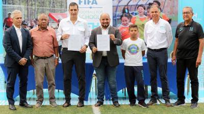 Reinaldo Rueda, DT de la Selección de Honduras, enfatizó en la importancia de mantener este proyecto para estimular a los niños y niñas del país.