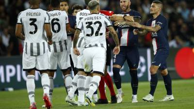 El partido finalizó 2-1 a favor del PSG en la primera jornada de la Champions League.