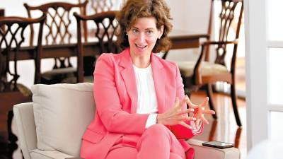 <b><span class=mln_uppercase_mln>embajadora.</span></b> Daniela Vogl habló de proyectos en el país.