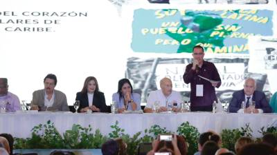 <b><span class=mln_uppercase_mln>Actos.</span></b> Las actividades fueron inauguradas por el expresidente Manuel Zelaya Rosales.<span class=mln_uppercase_mln> </span>