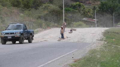 Tramo de la carretera CA-4 entre Santa Rosa de Copán y Cucuyagua está completamente deteriorado.